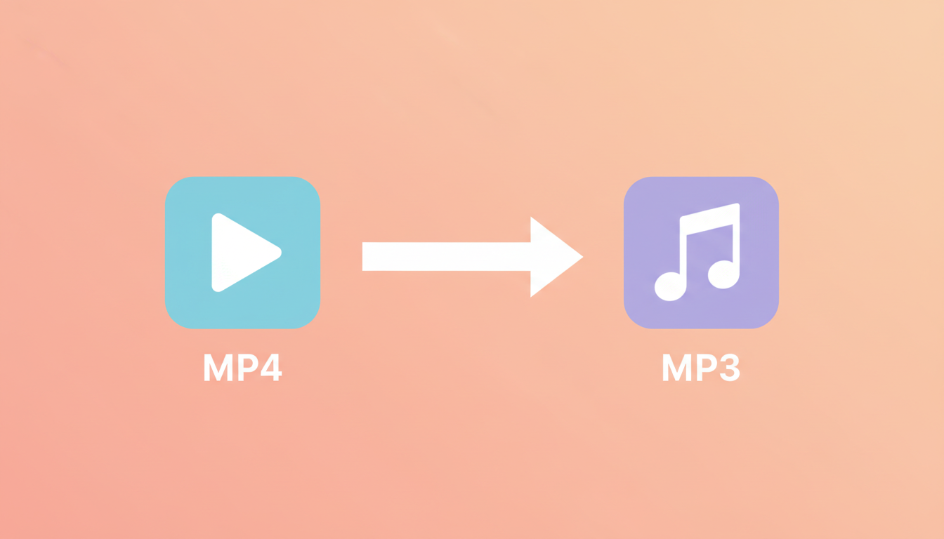 MP4 から MP3 への変換